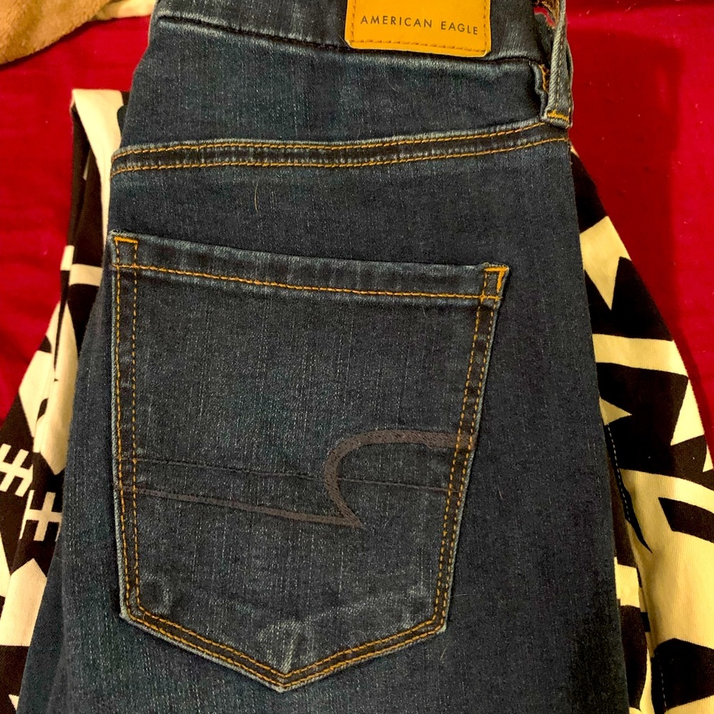 NEW AE Super High Waist Curvy Stretch Skinny Jean Pant